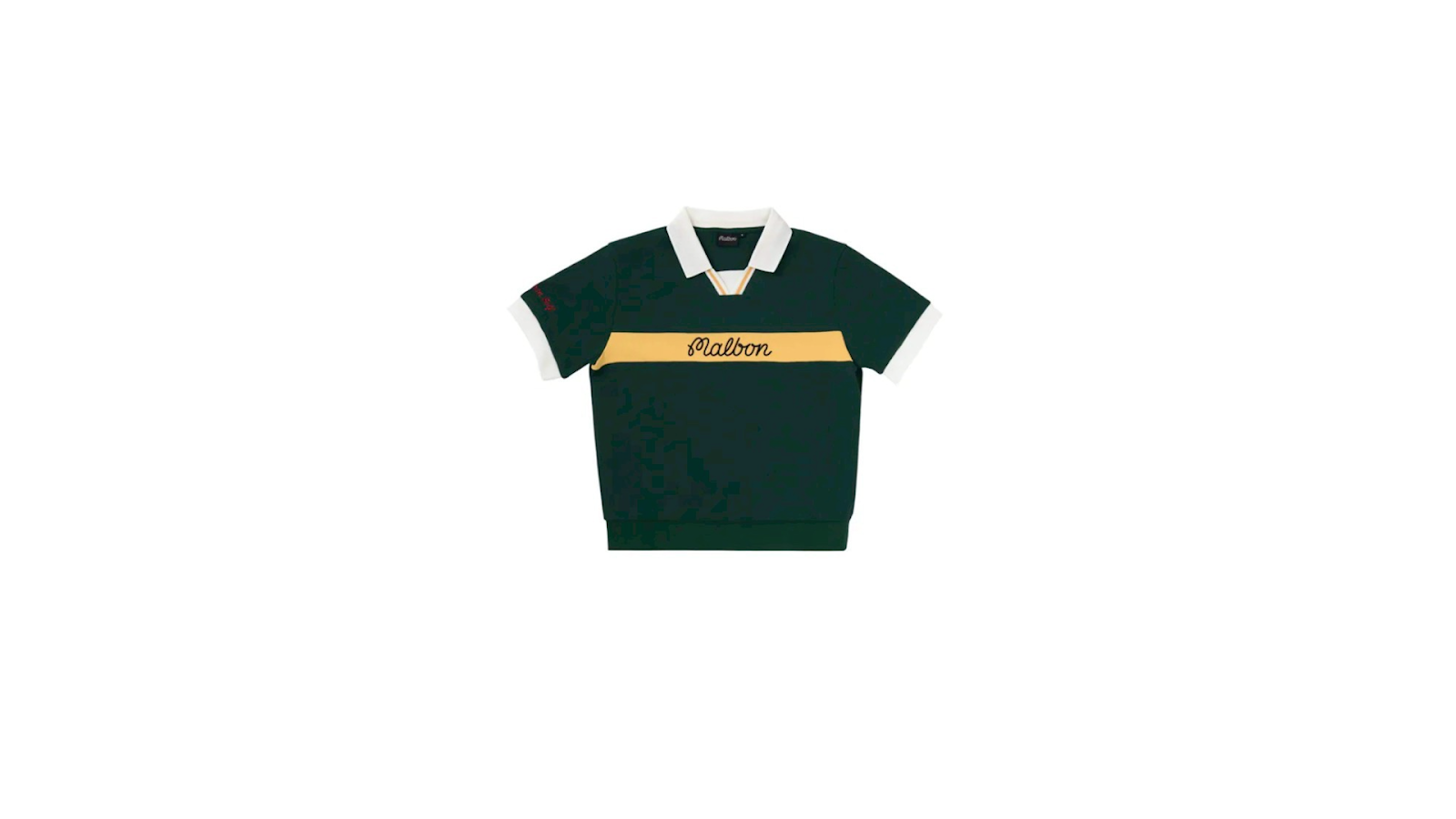 Malbon Golf 華夫格領T（綠）
