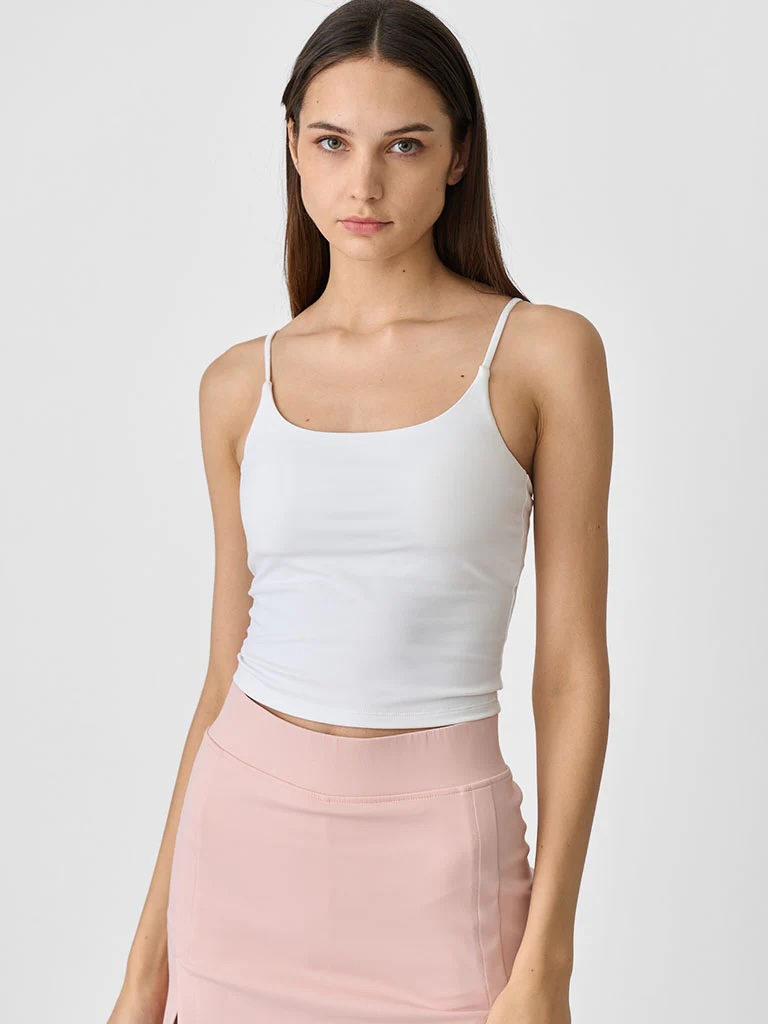 MINUS1 GOLF BRA TOP（白）